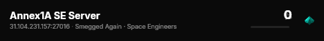 Annex1A SE Server live status badge