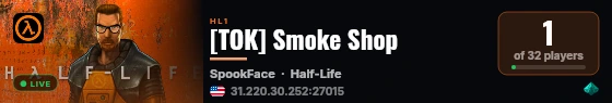 [TOK] Smoke Shop live status badge