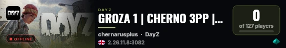 GROZA 1 | CHERNO 3PP |SOLO DUO RIO| RU | PVP |WIPE 24.07 live status badge