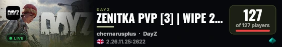 ZENITKA PVP [3] | WIPE 24.07 live status badge