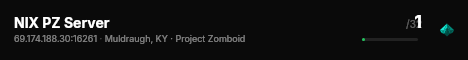 NIX PZ Server live status badge