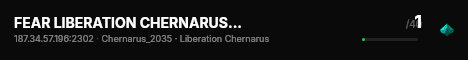 FEAR LIBERATION CHERNARUS 2035 live status badge
