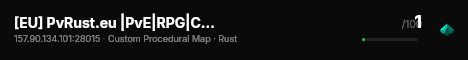 [EU] PvRust.eu |PvE|RPG|CUSTOM PLUGINS|WIPED 06.08 08/06 live status badge
