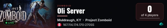 Oli Server live status badge