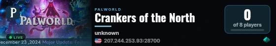 Crankers of the North live status badge