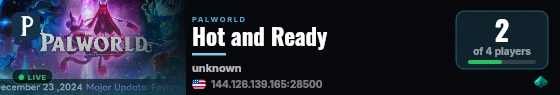 Hot and Ready live status badge