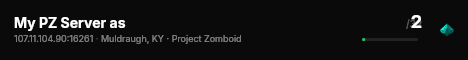 My PZ Server as live status badge