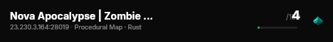 Nova Apocalypse | Zombie Survival live status badge