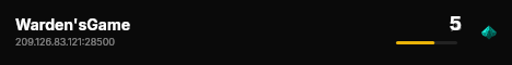 Warden'sGame live status badge