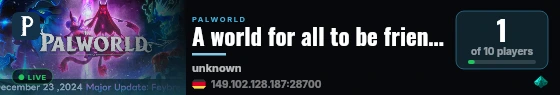 A world for all to be friends live status badge