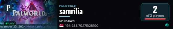 samrilia live status badge