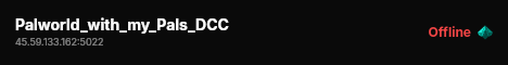 Palworld_with_my_Pals_DCC live status badge
