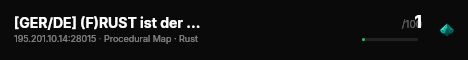 [GER/DE] (F)RUST ist der beste Lehrer live status badge