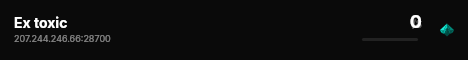 Ex toxic live status badge