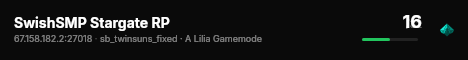SwishSMP Stargate RP live status badge