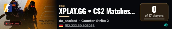 XPLAY.GG • CS2 Matches #557 live status badge