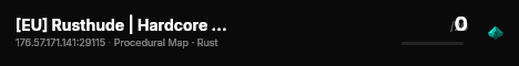 [EU] Rusthude | Hardcore | 6000 Map | Wipe Avoidance| BetterNPC live status badge