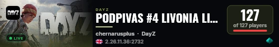 PODPIVAS #4 LIVONIA LITE |WIPE 24.07 live status badge