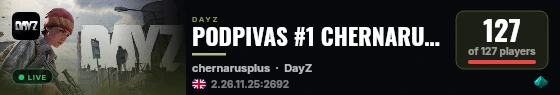 PODPIVAS #1 CHERNARUS | WIPE 24.07 live status badge