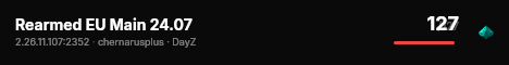 Rearmed EU Main 24.07 live status badge