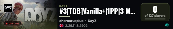 #3[TDB]Vanilla+|1PP|3 Man|Loot++|No Stamina|PVP|WIPED 24.07 live status badge