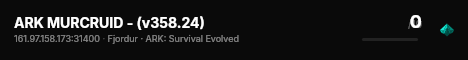 ARK MURCRUID - (v358.24) live status badge