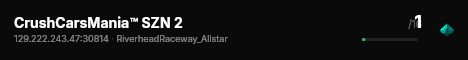 CrushCarsMania™ SZN 2 live status badge