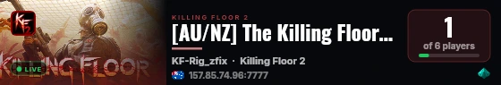 [AU/NZ] The Killing Floor | Multimodes live status badge