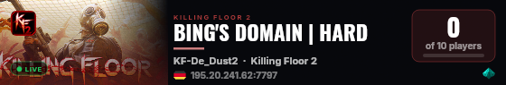 BING'S DOMAIN | HARD live status badge