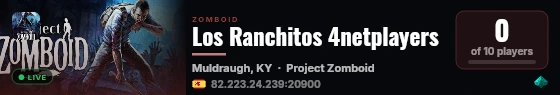Los Ranchitos 4netplayers live status badge