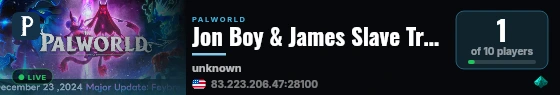 Jon Boy & James Slave Trade live status badge