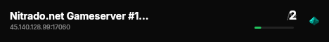 Nitrado.net Gameserver #18719 live status badge