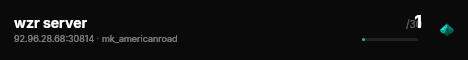 wzr server live status badge