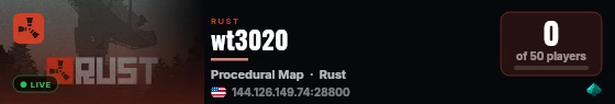 wt3020 live status badge