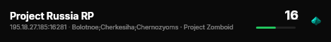 Project Russia RP live status badge