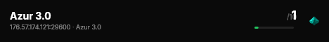 Azur 3.0 live status badge