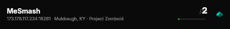 MeSmash live status badge