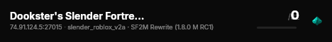 Dookster's Slender Fortress: Revisited live status badge