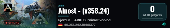 Alnost - (v358.24) live status badge
