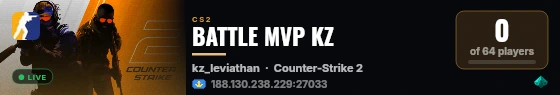 BATTLE MVP KZ live status badge