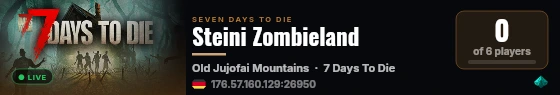 Steini Zombieland live status badge