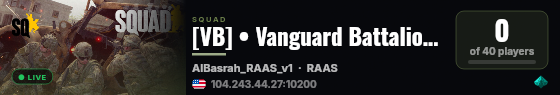 [VB] • Vanguard Battalion • Training & Events • discord.gg/vanguardbattalion live status badge