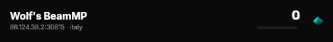Wolf's BeamMP live status badge