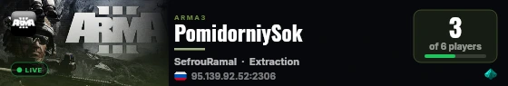 PomidorniySok live status badge