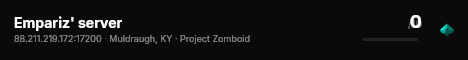 Empariz' server live status badge