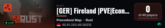 [GER] Fireland |PVE|Economy|Quests live status badge