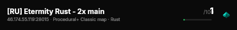 [RU] Etermity Rust - 2x main live status badge