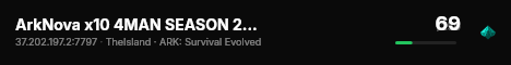 ArkNova x10 4MAN SEASON 2 TheIsland - (v361.7) live status badge