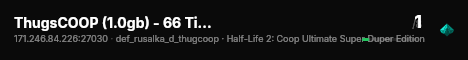 ThugsCOOP (1.0gb) - 66 Tickrate | TO THUGCOOP OR NOT TO THUGCOO live status badge