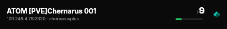 ATOM [PVE]Chernarus 001 live status badge